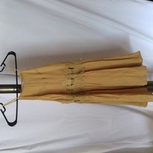 Yellow Sundress with Lace Cutouts Sz Sm